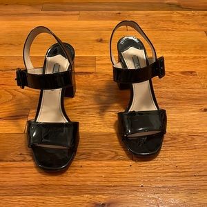 Prada patent leather sandals